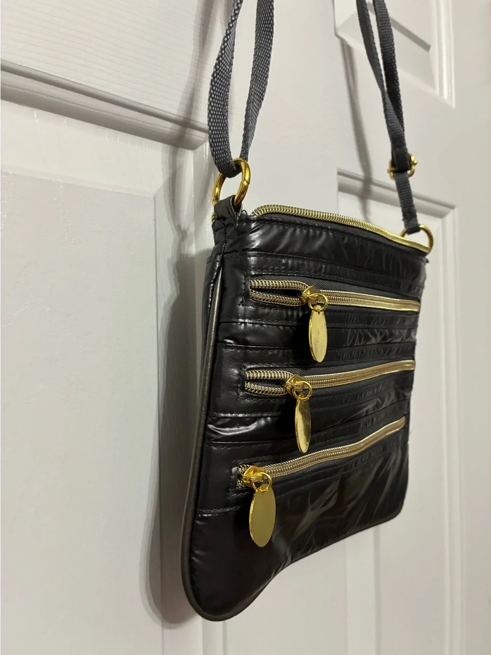 Pewter Crossbody purse